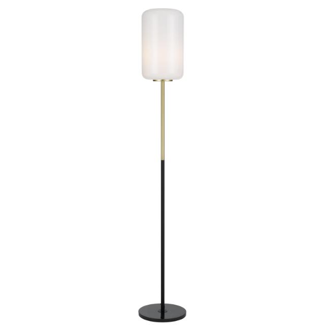 Telbix Korova Floor Lamp E27 Opal KOROVAFL-BRSOP - The Blue Space