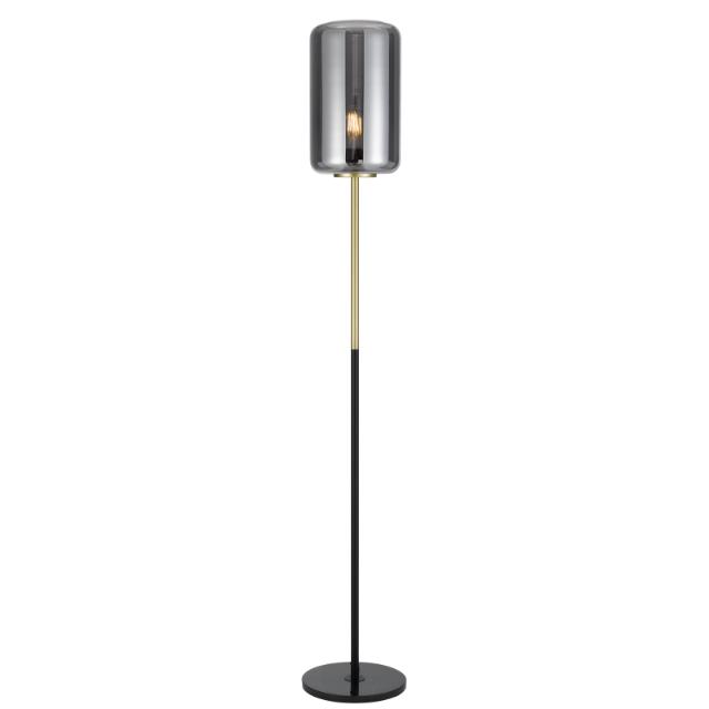 Telbix Korova Floor Lamp E27 Smoke KOROVAFL-BRSSM - The Blue Space