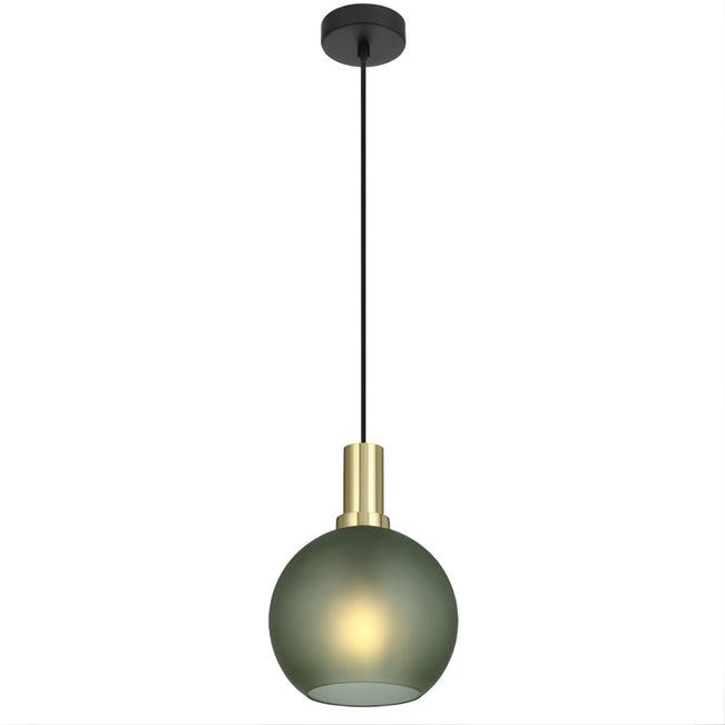 Telbix Patino 20cm Pendant Light E27 Green PATINOPE20-GN - The Blue Space