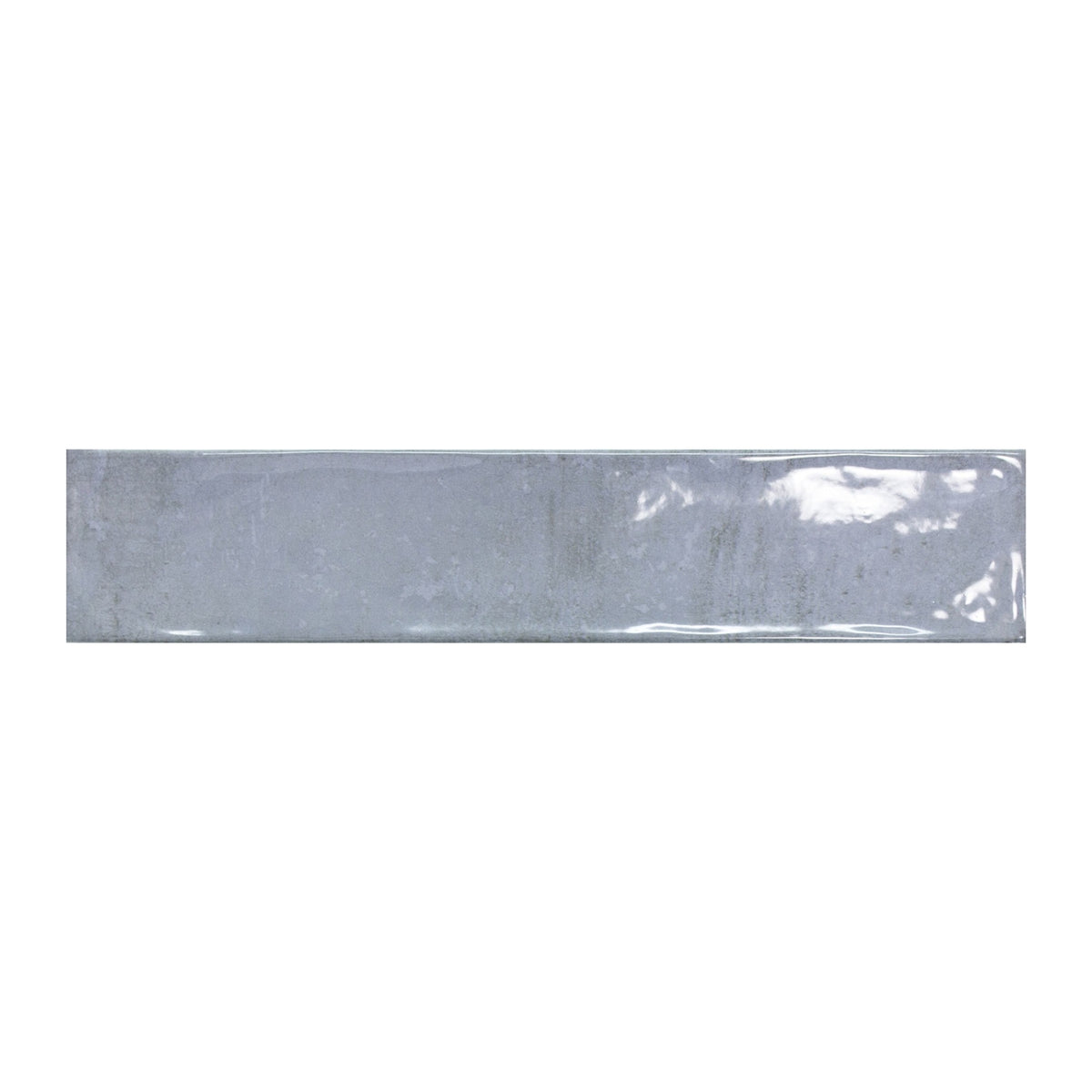 Tenerife Blue Gloss Cushioned Edge Ceramic Tile 107x530mm