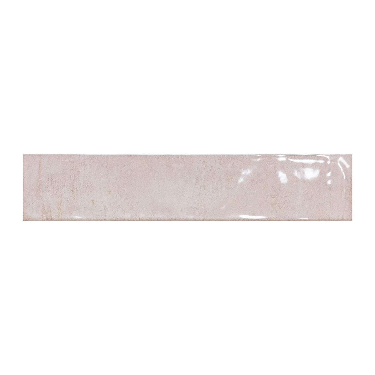 Tenerife Rosa Gloss Cushioned Edge Ceramic Tile 107x530mm