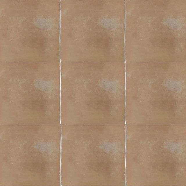 Terracotta Malee Satin Hand Made Spanish Ceramic Tile 130 x 130 x 8mm