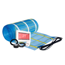 Thermogroup thermonet underfloor heating with dual thermostat and timer. How to keep your bathroom warm at The Blue Space