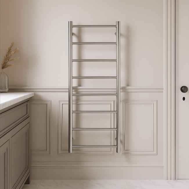 Thermogroup 8 Bar Thermorail Heated Towel Ladder 400mm
