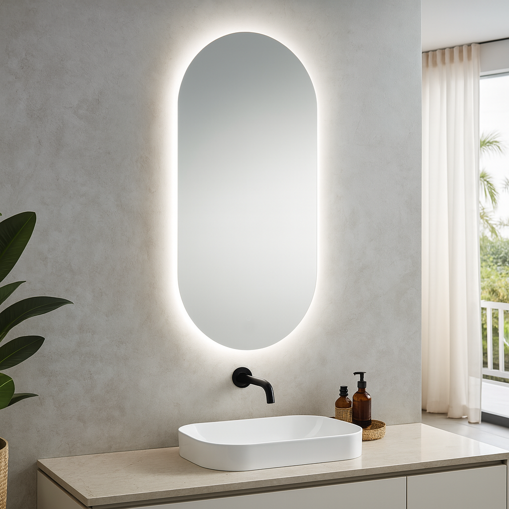 Thermogroup Ablaze Premium SO Range Back-Lit Mirror - 1000mm x 500mm