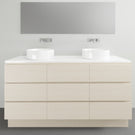 Timberline Ashton Floor Standing Vanity with Silk Surface Top and Basin - 1500mm Double Basin | The Blue Space