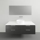 Timberline Ashton Wall Hung Vanity with Silk Surface Top & Basin - 1200mm Single Basin | The Blue Space