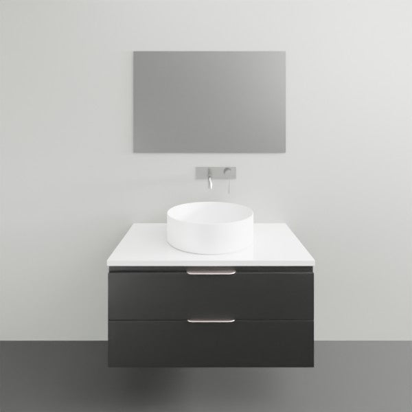 Timberline Ashton Wall Hung Vanity with Silk Surface Top & Basin - 750mm Single Basin | The Blue Space