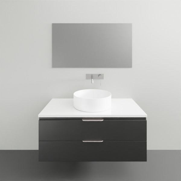 Timberline Ashton Wall Hung Vanity with Silk Surface Top & Basin - 900mm Single Basin | The Blue Space
