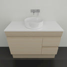 Timberline Bargo Floor Standing Vanity with Silksurface Top and Basin - 1050 | The Blue Space