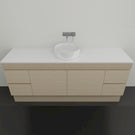 Timberline Bargo Floor Standing Vanity with Silksurface Top and Basin - 1800 Single | The Blue Space