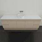 Timberline Bargo Floor Standing Vanity with Silksurface Top and Basin - 2100 Single | The Blue Space