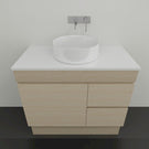 Timberline Bargo Floor Standing Vanity with Silksurface Top and Basin - 900 | The Blue Space