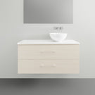 Timberline Billie Wall Hung Ensuite Vanity with Silksurface Top - 1050mm RH Single Basin | The Blue Space