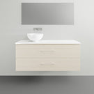 Timberline Billie Wall Hung Ensuite Vanity with Silksurface Top - 1200mm LH Single Basin | The Blue Space