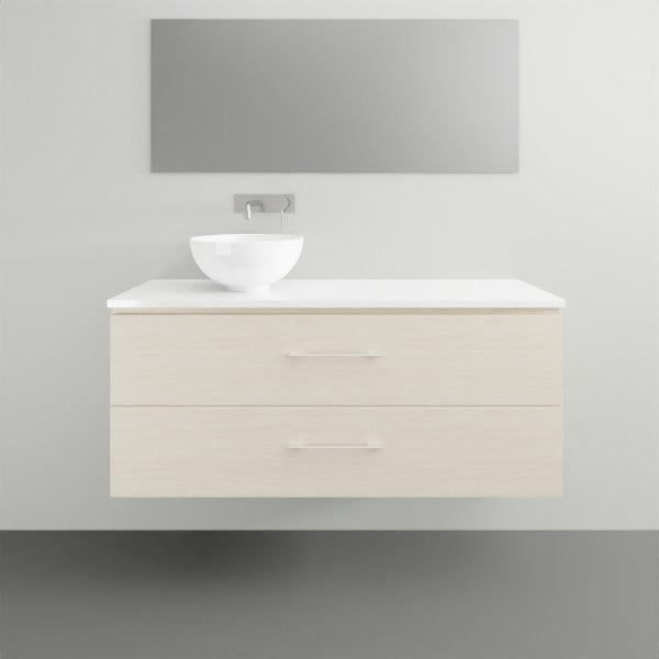 Timberline Billie Wall Hung Ensuite Vanity with Silksurface Top - 1200mm LH Single Basin | The Blue Space