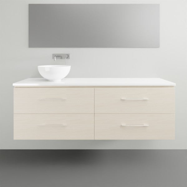 Timberline Billie Wall Hung Ensuite Vanity with Silksurface Top - 1500mm LH Single Basin | The Blue Space