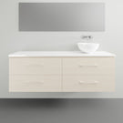 Timberline Billie Wall Hung Ensuite Vanity with Silksurface Top - 1500mm RH Single Basin | The Blue Space