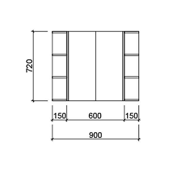 Timberline Boston Shaving Cabinet