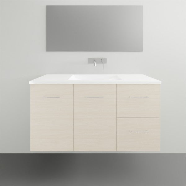 Timberline Carlo Wall Hung Vanity with Regal Top - 1050mm Centre Basin | The Blue Space