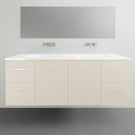 Timberline Carlo Wall Hung Vanity with Regal Top - 1500mm Double Basin | The Blue Space