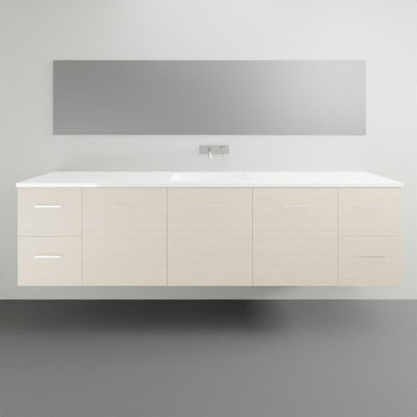 Timberline Carlo Wall Hung Vanity with Regal Top - 2100mm Centre Basin | The Blue Space