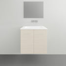 Timberline Carlo Wall Hung Vanity with Regal Top - 600mm Centre Basin | The Blue Space