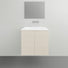 Timberline Carlo Wall Hung Vanity with Regal Top - 600mm Centre Basin | The Blue Space