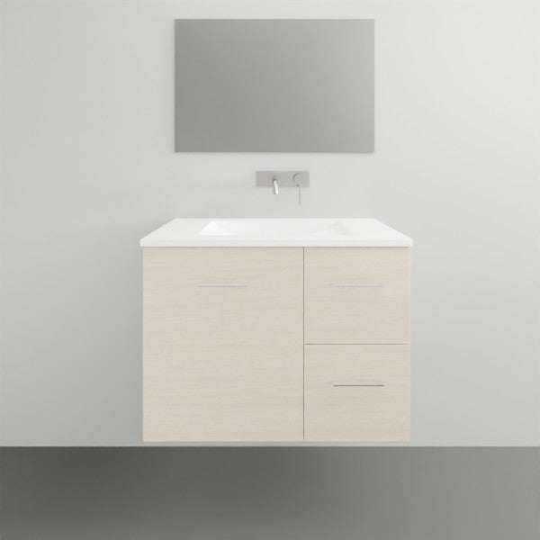 Timberline Carlo Wall Hung Vanity with Regal Top - 750mm Centre Basin | The Blue Space