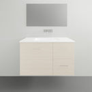 Timberline Carlo Wall Hung Vanity with Regal Top - 900mm Centre Basin | The Blue Space