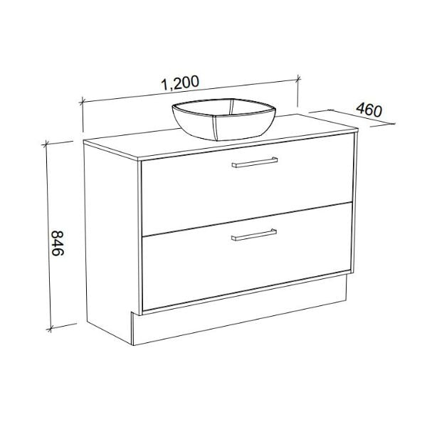 Timberline Delaware Floor Standing Vanity Customise Online, The Blue Space