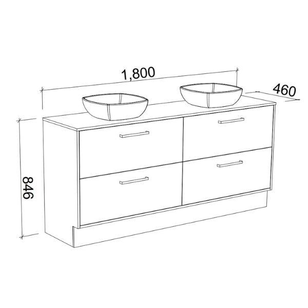 Timberline Delaware Floor Standing Vanity Customise Online, The Blue Space