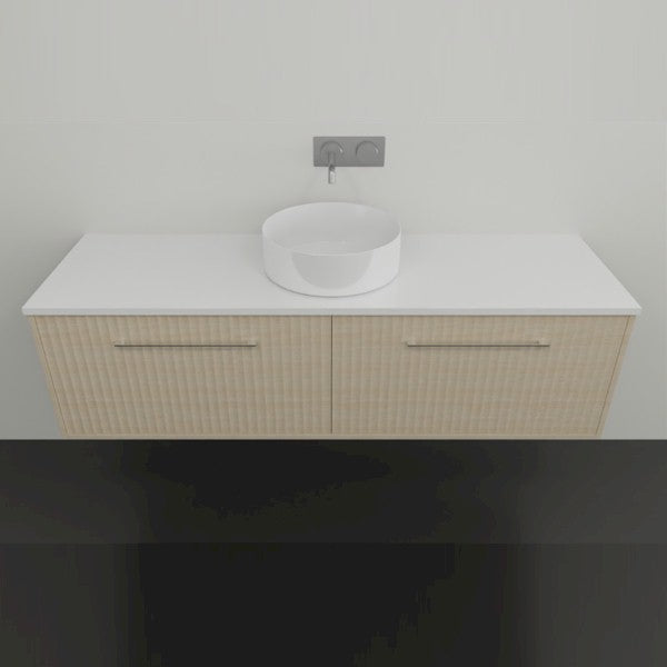 Timberline Elwood Apollo Wall Hung Vanity with Above Counter Basin 1500 | The Blue Space