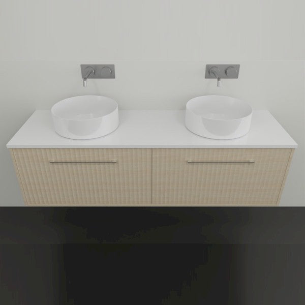 Timberline Elwood Apollo Wall Hung Vanity with Above Counter Basin 1500D | The Blue Space