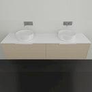 Timberline Elwood Dockland Wall Hung Vanity with Above Counter Basin 1800D | The Blue Space