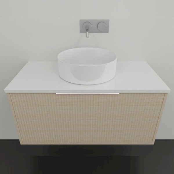 Timberline Elwood Dockland Wall Hung Vanity with Above Counter Basin 900 | The Blue Space