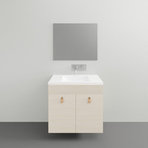 Timberline Ensuite Wall Hung Vanity with Ensuite Mineral Top - 600mm Centre Bowl | The Blue Space