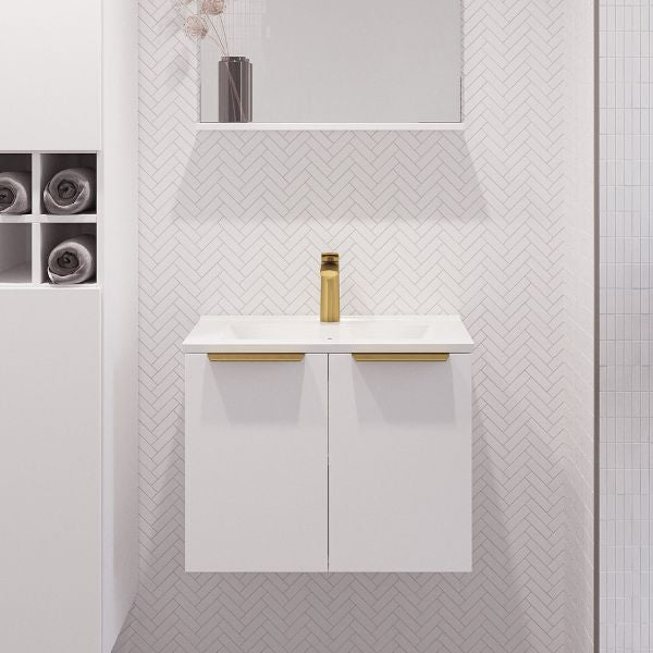 Timberline Florida Ensuite Wall Hung Vanity with Ceramic Top