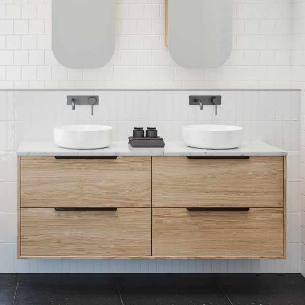 Timberline Grange Wall Hung Vanity with Silk Surface Top & Basin