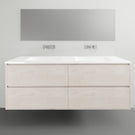 Timberline Grange Wall Hung Vanity with Alpha Ceramic Top - 1500mm Double Basin | The Blue Space