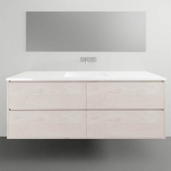 Timberline Grange Wall Hung Vanity with Alpha Ceramic Top - 1500mm Single Basin | The Blue Space