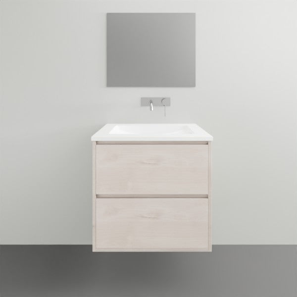 Timberline Grange Wall Hung Vanity with Alpha Ceramic Top - 600mm Single Basin | The Blue Space