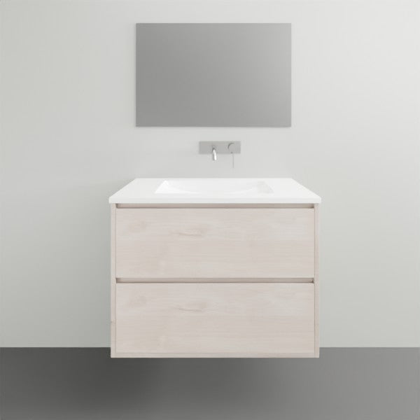Timberline Grange Wall Hung Vanity with Alpha Ceramic Top - 750mm Single Basin | The Blue Space