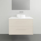 Timberline Grange Wall Hung Vanity with Silksurface Top - 900mm Single Basin | The Blue Space