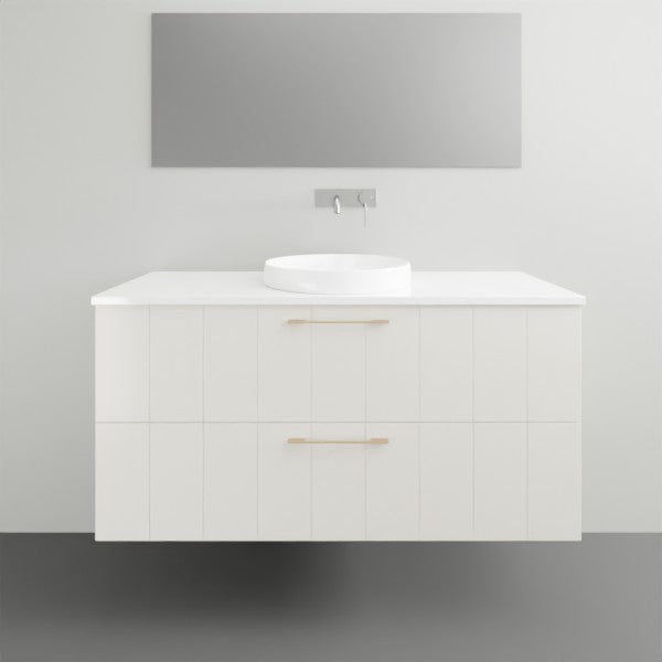 Timberline Henley Wall Hung Vanity with Above Counter Basin - 1200mm Single Basin | The Blue Space