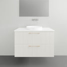 Timberline Henley Wall Hung Vanity with Above Counter Basin - 900mm Single Basin | The Blue Space
