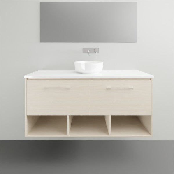 Timberline Kansas Wall Hung Vanity with Above Counter Basin - 1200mm Single Basin | The Blue Space