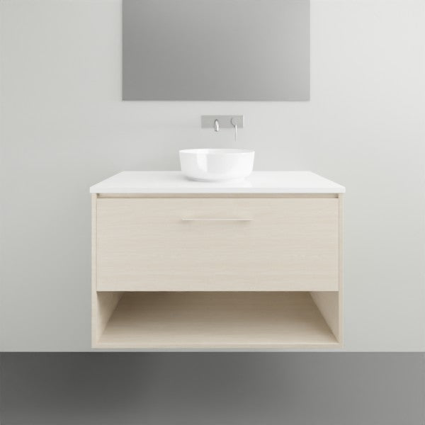 Timberline Kansas Wall Hung Vanity with Above Counter Basin - 900mm Single Basin | The Blue Space