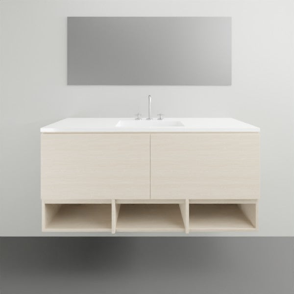 Timberline Kansas Wall Hung with Vanity Regal Acrylic Top - 1200mm Single Basin | The Blue Space