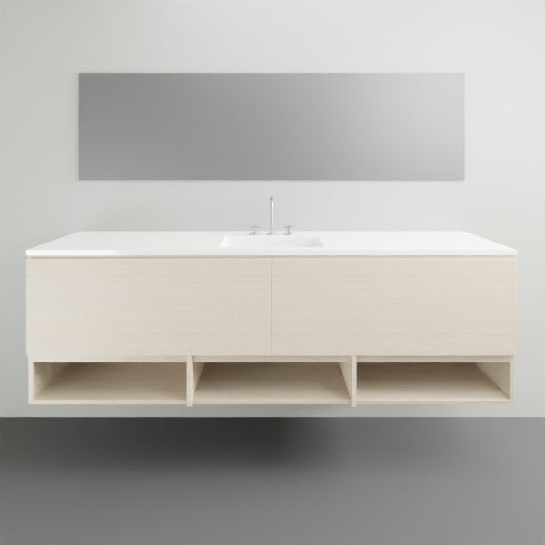 Timberline Kansas Wall Hung with Vanity Regal Acrylic Top - 1800mm Single Basin | The Blue Space
